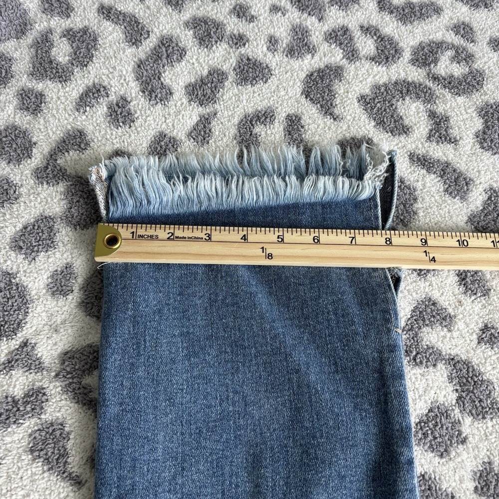 Hidden | High Rise Frayed Hem Cropped Jeans Size 25 - Picture 10 of 12